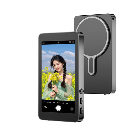 Magnetic Vlog Self Timer Screen - Rear Camera Selfies Black
