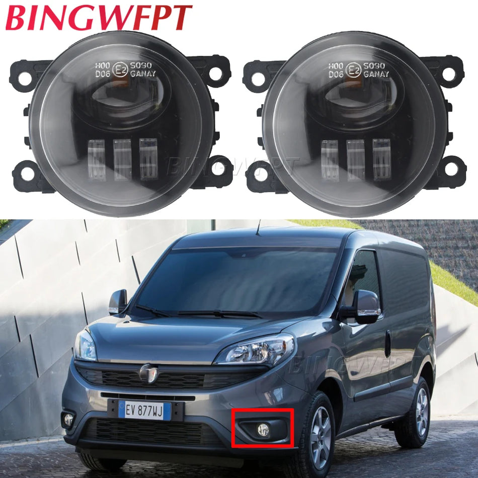 Nebelscheinwerfer-Baugruppe mit Tagfahrlicht, 12V H11 für Fiat Doblo 2015-2020
