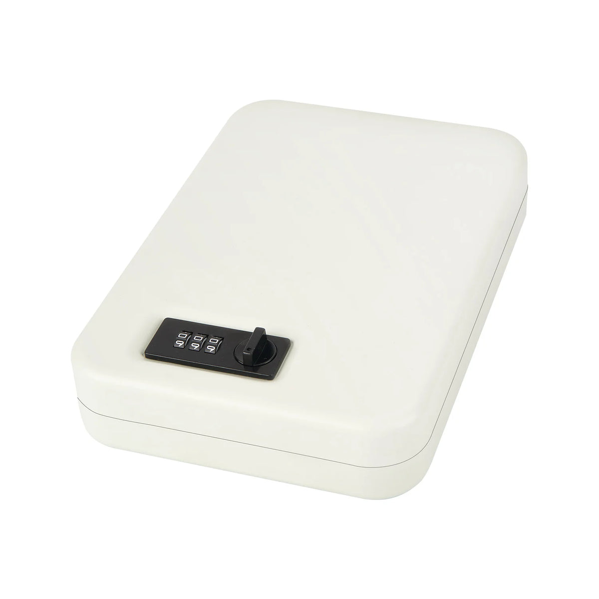 Dialing Wheel Password Gun Safe Box &ndash; Three Digit Security WHITE