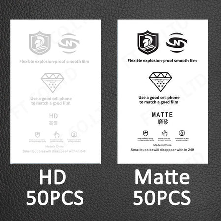 3D Embossed Shining Rear Sticker &ndash; HD Anti-Blue Film