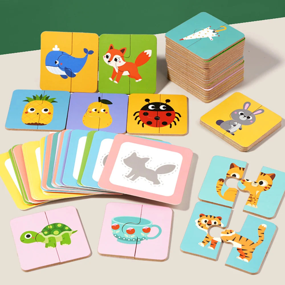 Wooden Animals Matching Game &ndash; Early Learning Skills