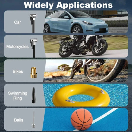 ACCEO 6000mAh Portable Tire Inflator &ndash; Fast Inflation LED