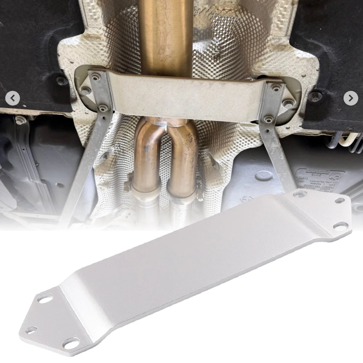 Steel Front Chassis Brace for BMW F80 F82 F83 F87 M2 M3 M4 by InterCyprus Trading Ltd
