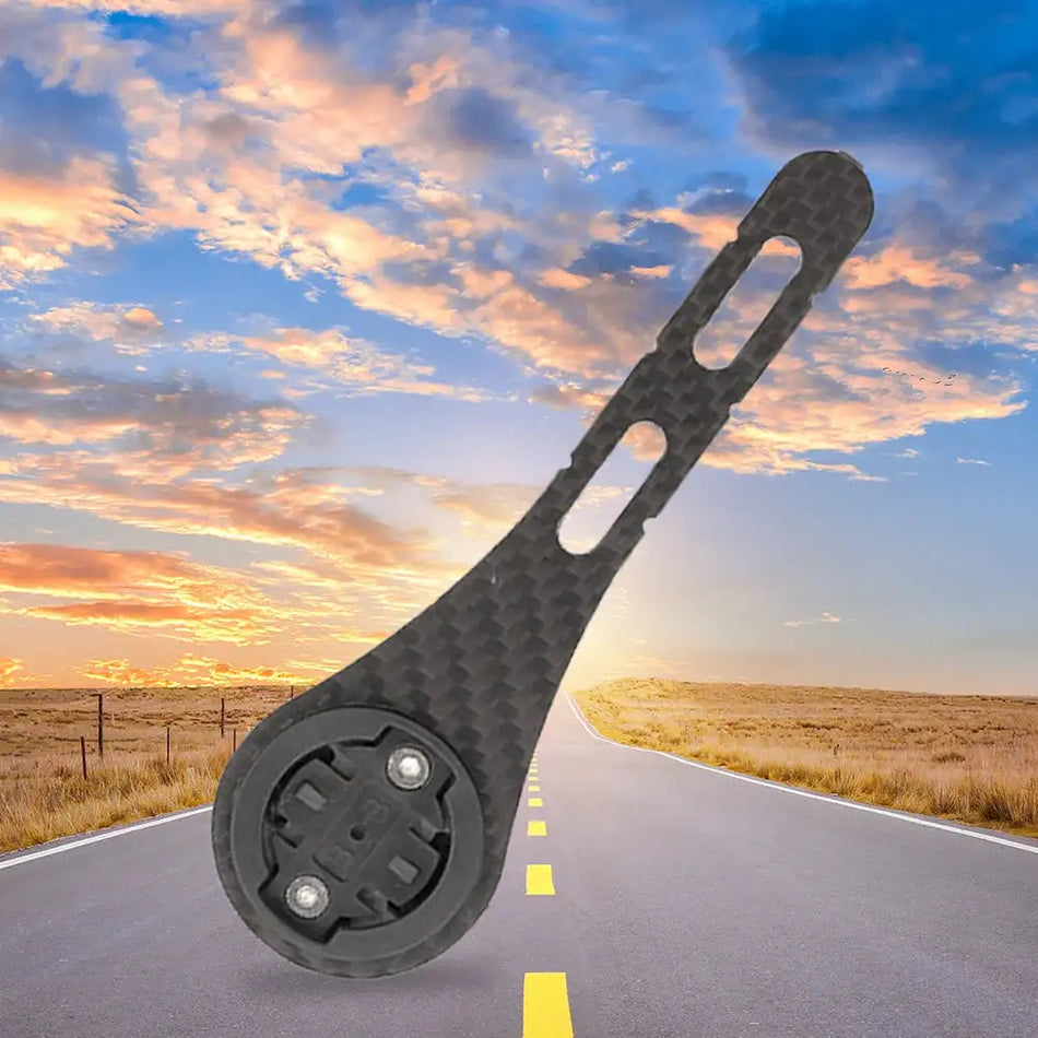 Carbon Fiber Bicycle Computer Mount Garmin Bryton Wahoo