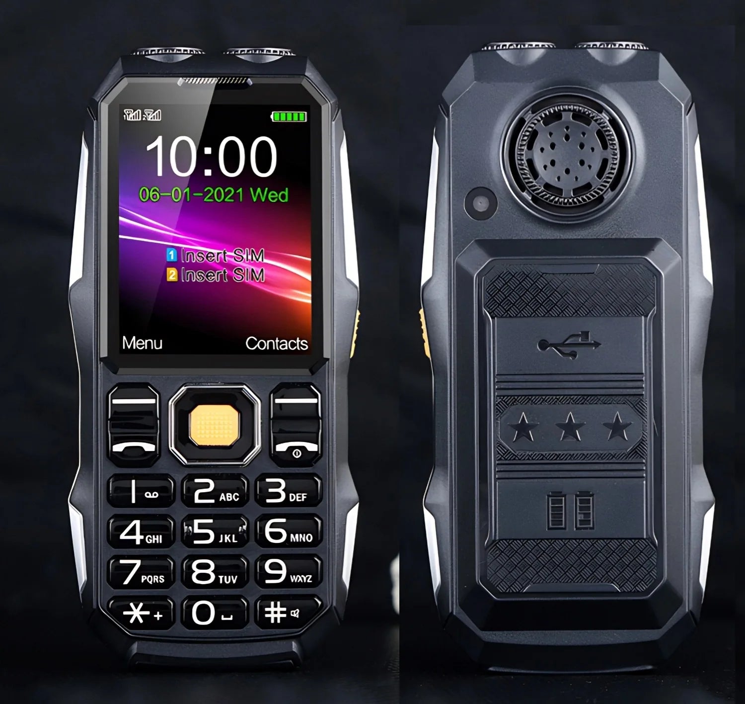 MAFAM Unlocked Shockproof Senior Phone &ndash; Long Battery Life