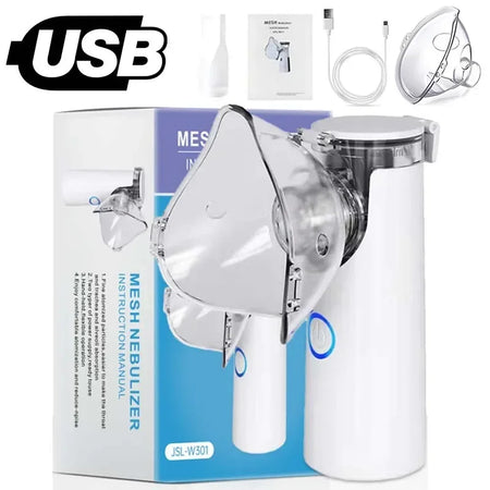IDEABEL Mini Medical Nebulizer - Quiet Ultrasonic Portable Mode 4