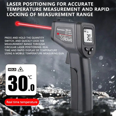 Handheld Infrared Thermometer Non Contact Laser LCD