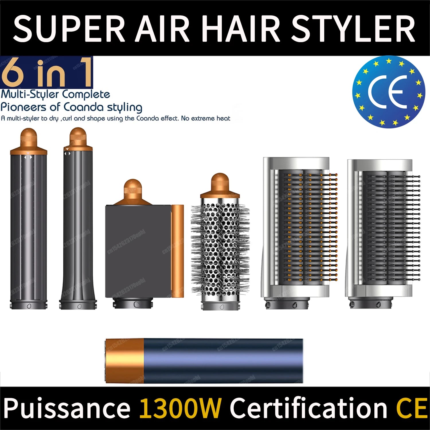 SenCiciMen X9 &ndash; Versatile 6 in 1 Hair Styling Solution