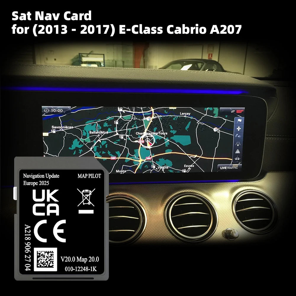 A2189062704 V20 SD Card &ndash; 32GB Europe Maps For E Class CHINA / E-class from 2014