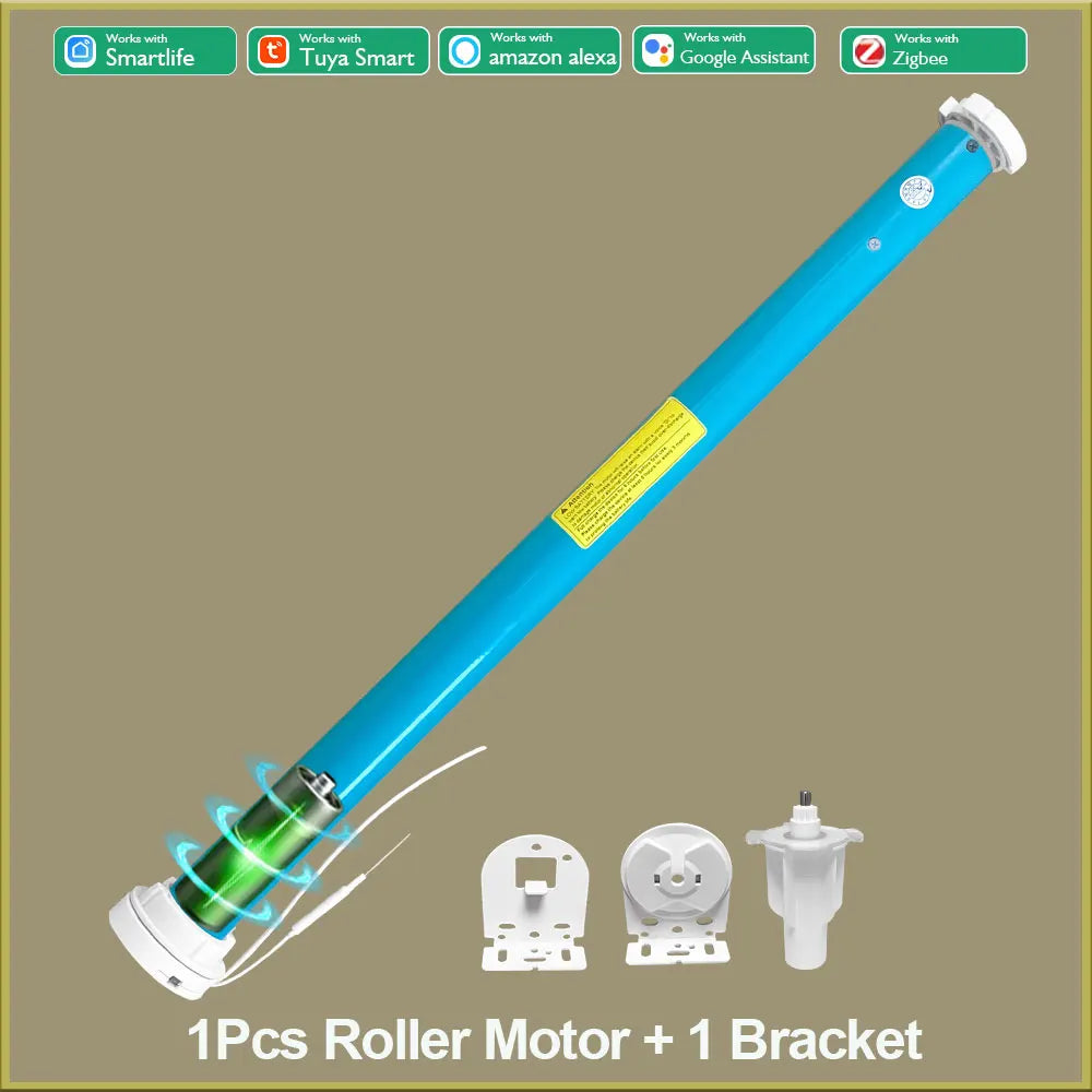 LifeLibero Zigbee Battery-Powered Smart Roller Blinds Motor One Motor 1 Bracket