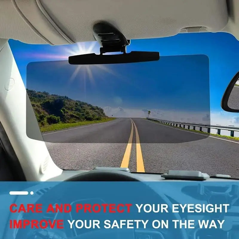 Estensore per Parasole Auto con Protezione Polarizzata Antiriflesso Realizzato in Acrilico