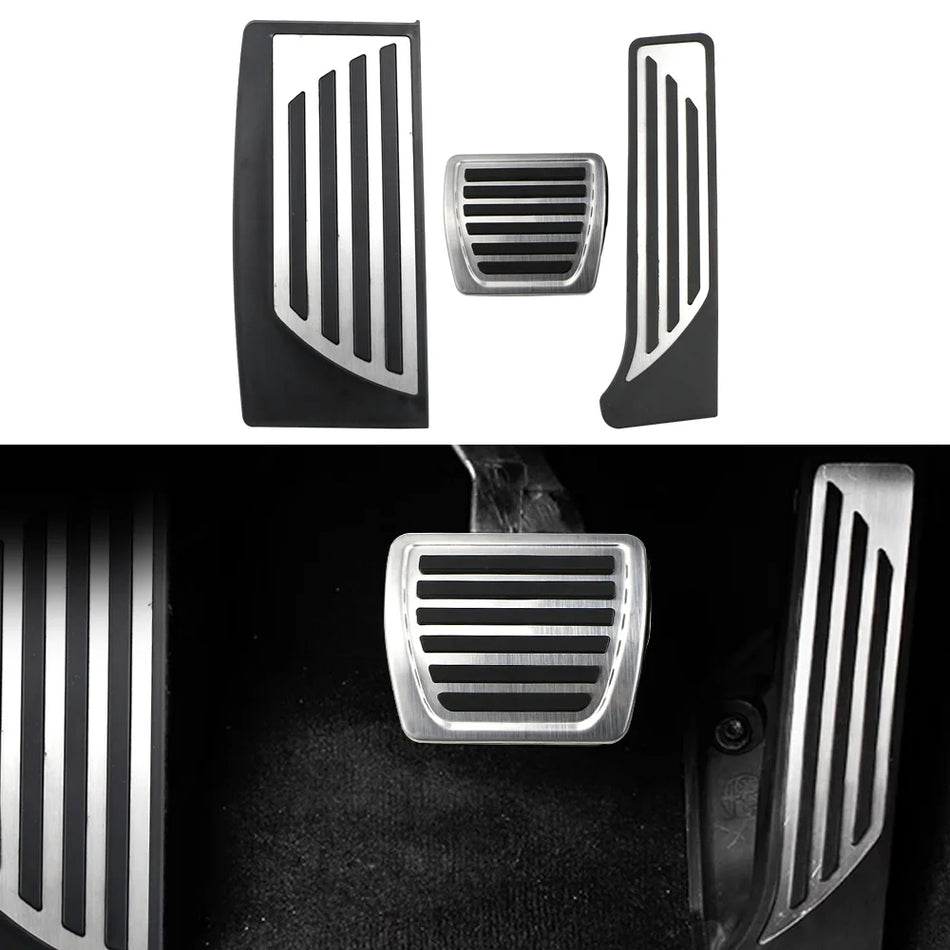 Alfa Romeo Giulia Poljinpehmusteet, Ruostumaton teräs ja kumi, Auton jalkapolkimet