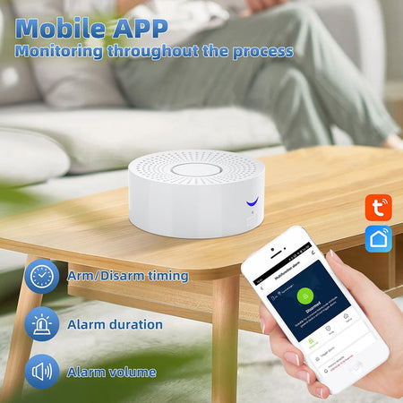 Tuya Smart Alarm System 433MHz Door Sensor &ndash; App Control