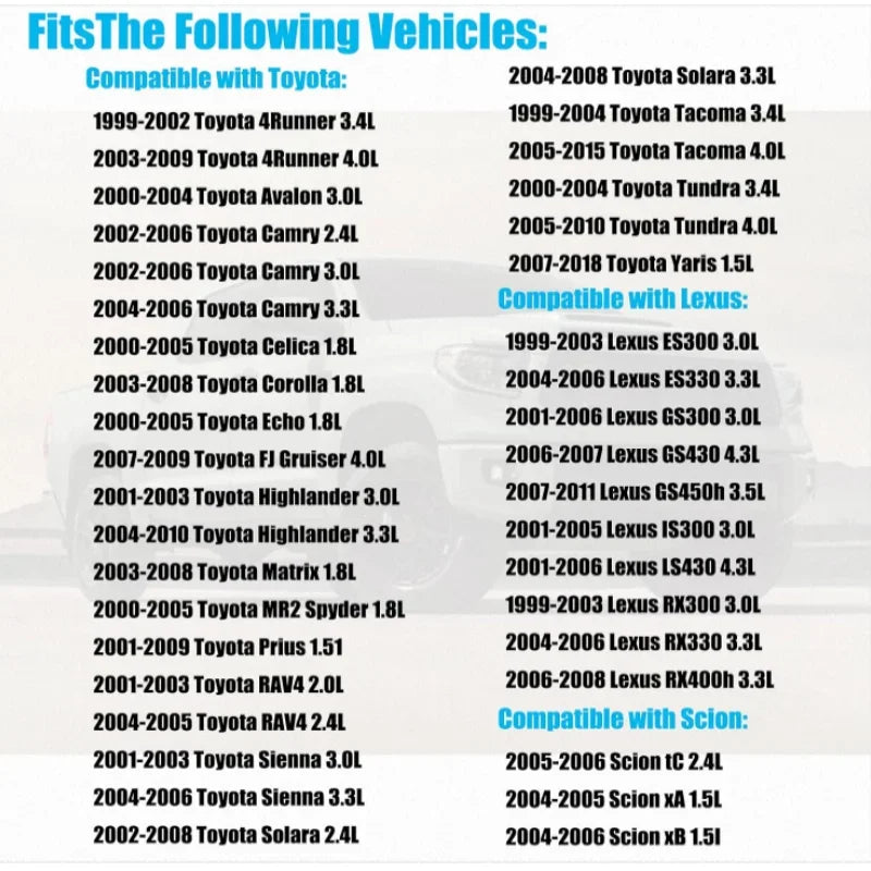 Senzor hmotnosti vzduchu 22204-22010 pro Toyota 4Runner Camry