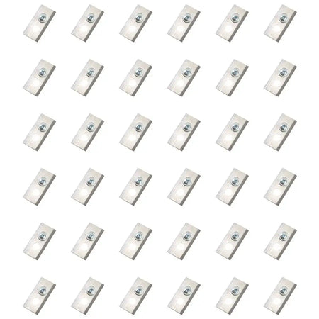 Stainless Steel Robot Mower Blade For Worx Landroid 36pcs Silver
