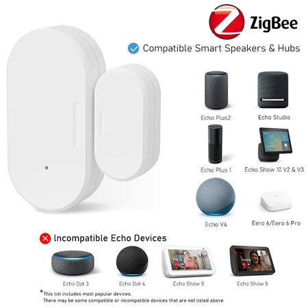 Zsviot Zigbee Door Sensor &ndash; Smart Home Automation Ready Default Title