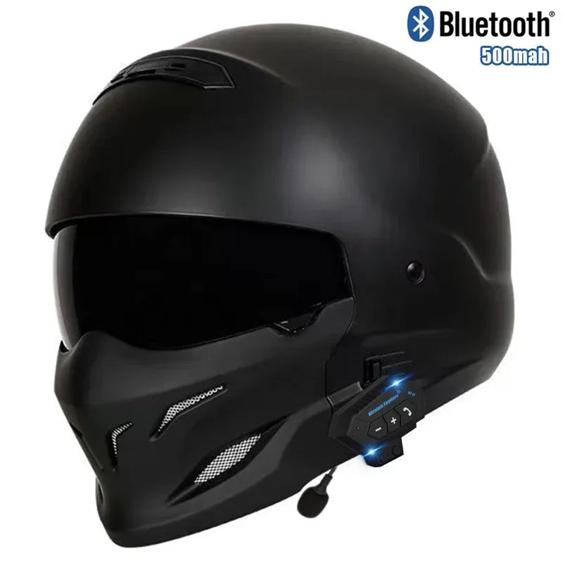 Bluetooth Scorpion Full Face Motorcycle Helmet with Detachable Assembly 5 / L