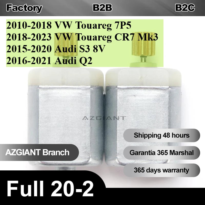 VW Touareg 7P5 Door Lock Motor for Central Control, 12V DC