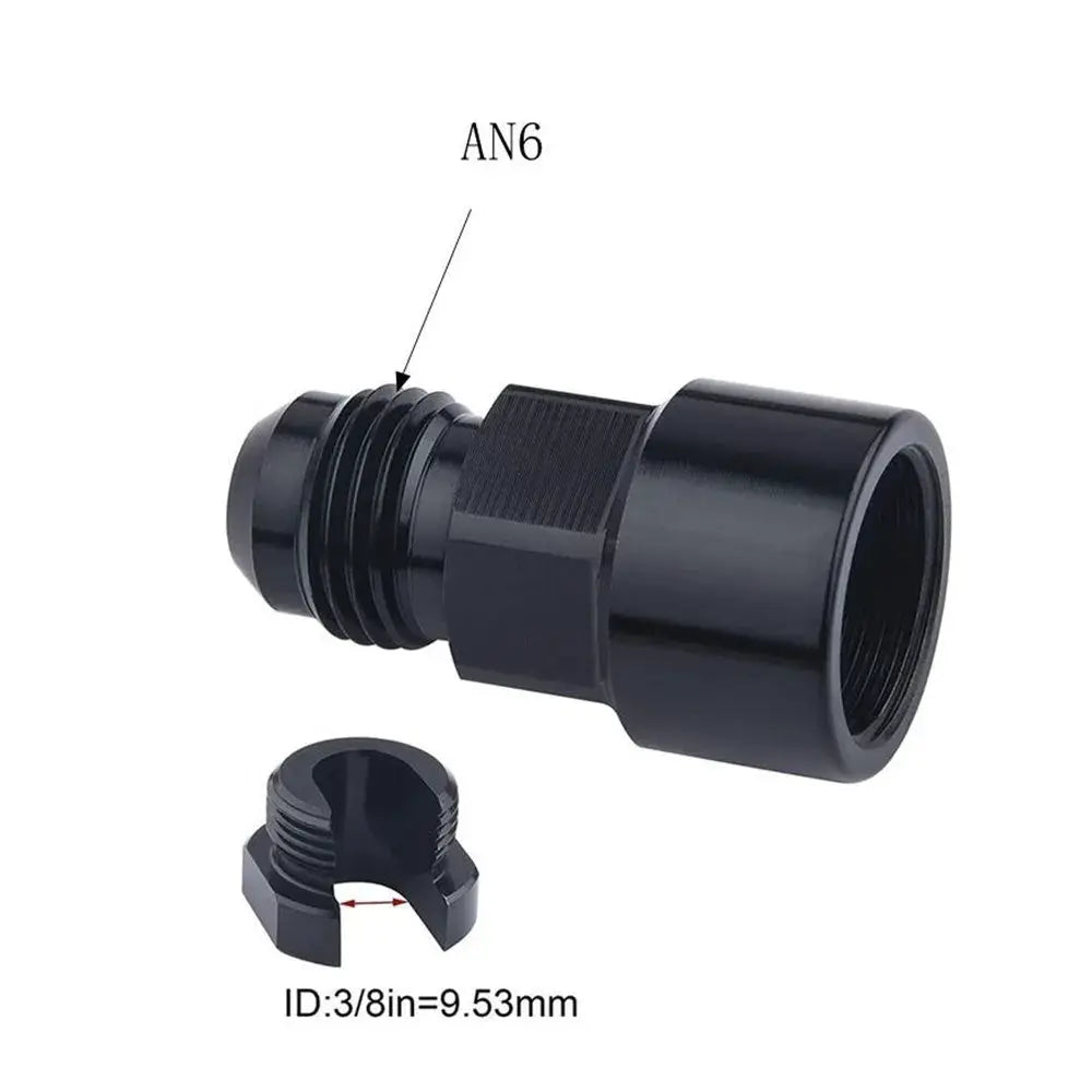 1PC Aluminum 6AN 8AN Male To 3/8" 5/16" Quick Disconnect Male Push On EFI Fitting Adapter Quick Connect by InterCyprus Trading Ltd