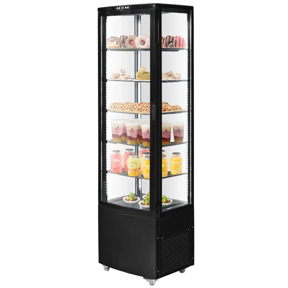 Large Refrigerated Display Case Bakery Pastry LED