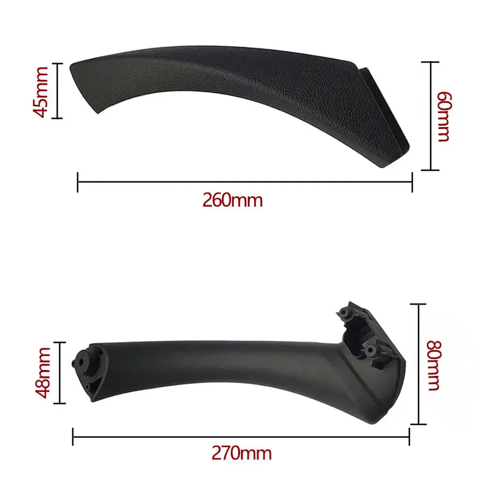 Car Black Left Right Passenger Inner Handle Interior Door Panel Pull Trim Cover For BMW 3 Series E90 E91 316 318 320 325 328i by InterCyprus Trading Ltd