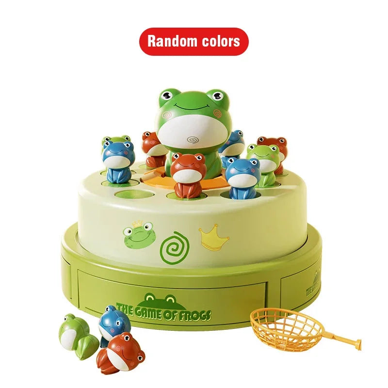 Frog Launch Disk With Music &ndash; Interactive Educational Toy Light Grey