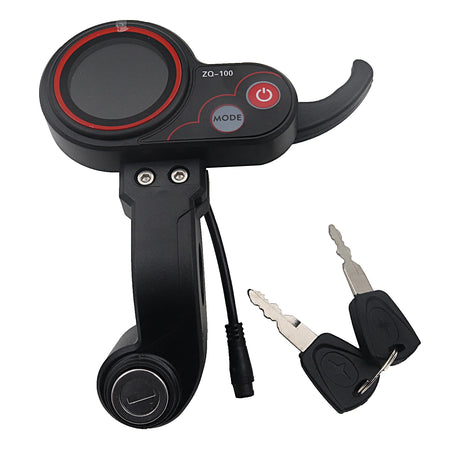 ZQ-100 LCD Display with Locking Instrument for 36V-60V Electric Scooters ZQ-100 lock