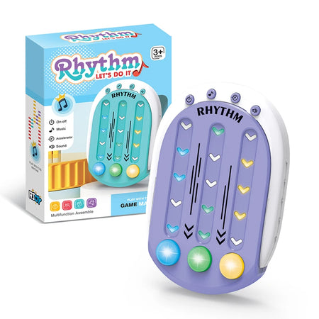 Electronic Music Rhythm Puzzle Game Montessori Travel Toy small purple