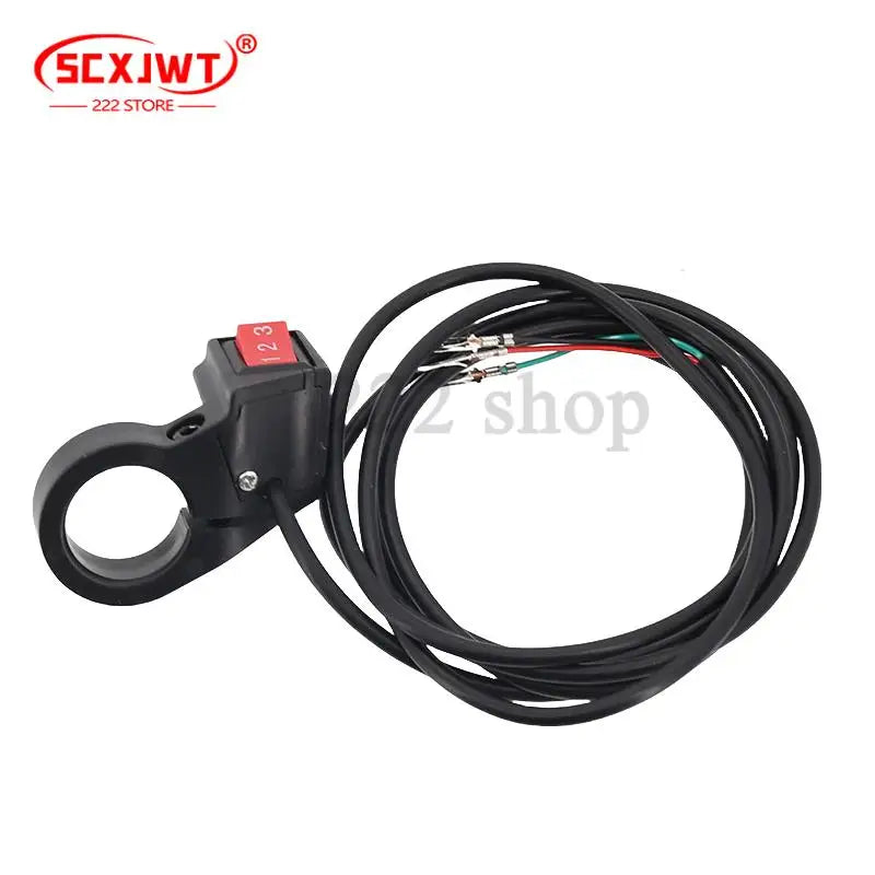 Three-Speed Electric Bike and Scooter Switch 1 pcs