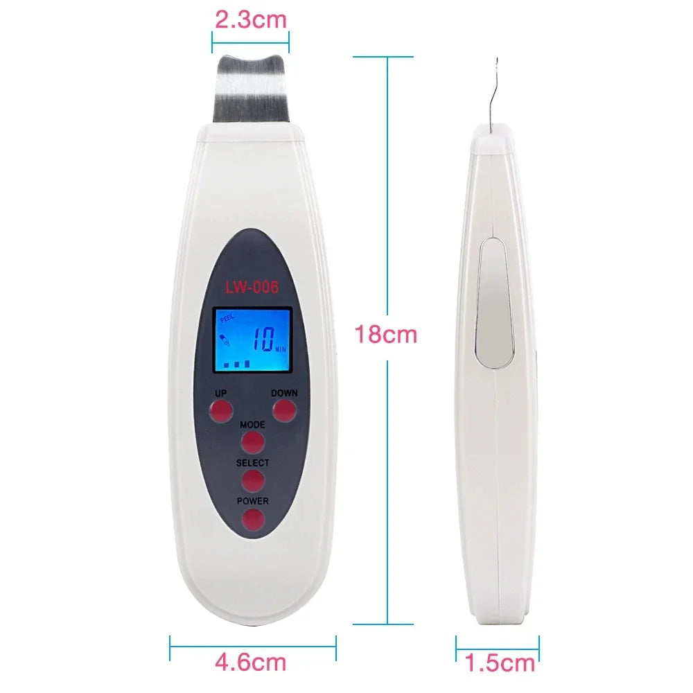Ultrasonic Skin Scrubber Cleanser &ndash; Deep Cleansing and Acne Removal