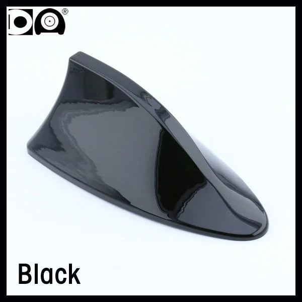 Universal Shark Fin Antenna &ndash; Enhanced FM/AM Radio Signal Black