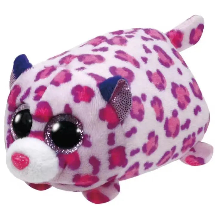 Ty Beanie Boos Plush Animal Collection - Dog, Koala, Leopard, Tiger, Dragon Pink Leopard / 15cm