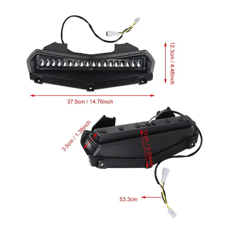 LED Auxiliary Roof Light Off - road Spotlight for Yamaha Wolverine RMAX2 1000 2021-2024 RMAX4 1000 2021-2024 by InterCyprus Trading Ltd