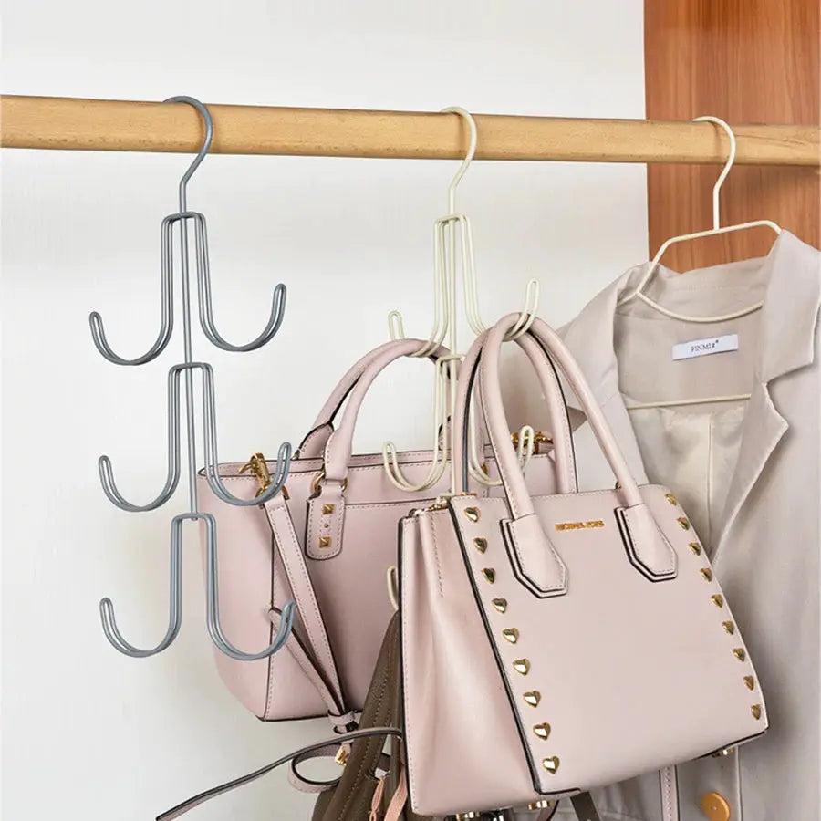 1PCS Rotatable Hanger Hat Tie Belt Bag Storage Hooks Hanger Multi-functional Multi-layer Wardrobe Bag Hangers Space Saving by InterCyprus Trading Ltd