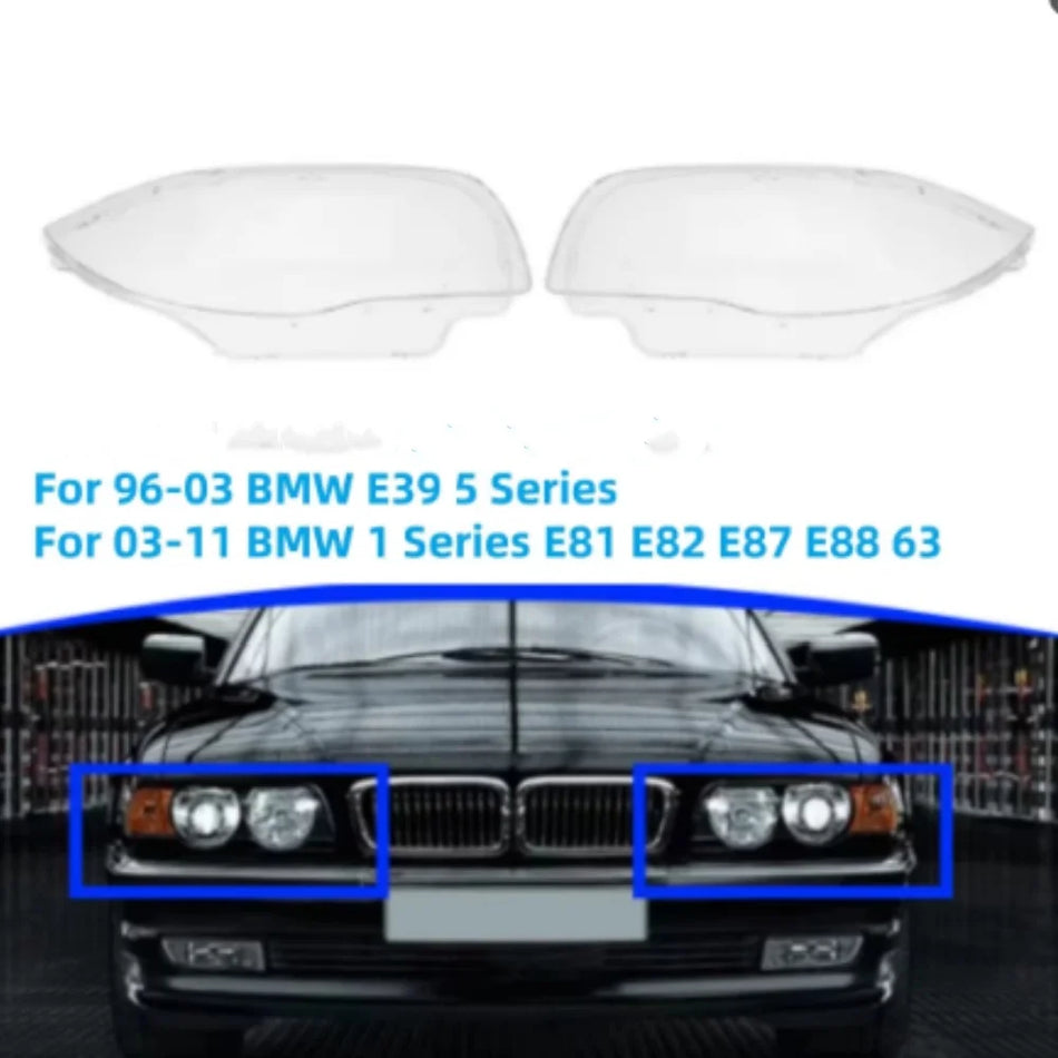 Esitule kaitsed BMW vasakule ja paremale LED läbipaistva objektiiviga veekindel kaitse