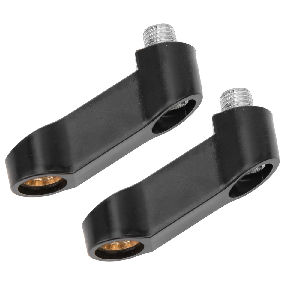 EBTOOLS Motorcycle Mirror Riser Spacers 0.4in M10 Extension Adapter