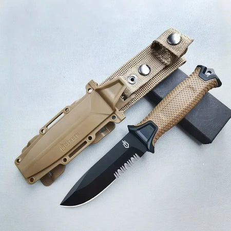 Stainless Steel Outdoor Survival Knife - Compact Camp Knife Style A