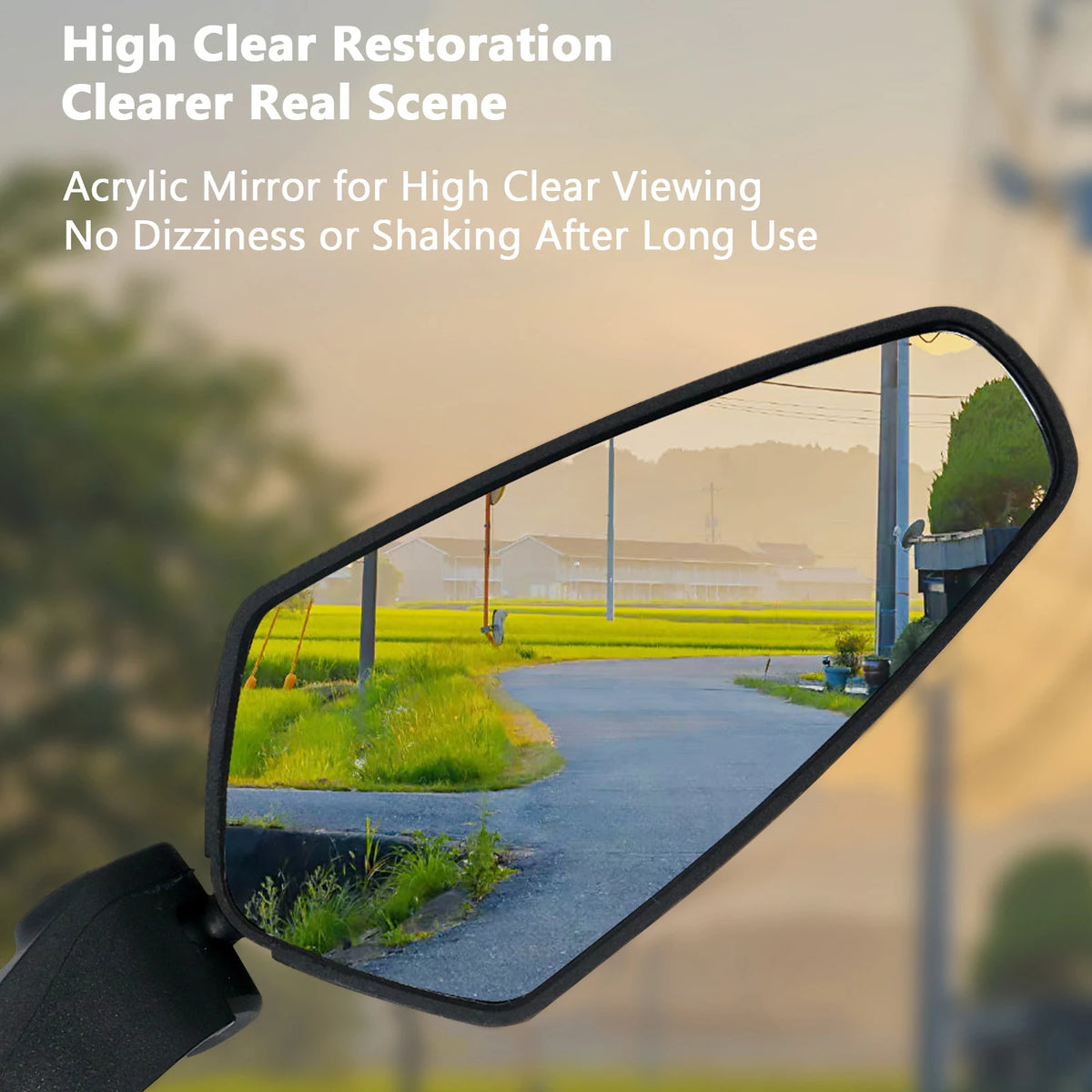 A Pair Bike Rearview Mirror &ndash; High Clarity Adjustable