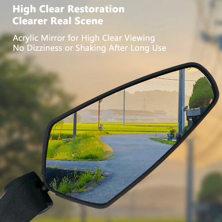 A Pair Bike Rearview Mirror &ndash; High Clarity Adjustable