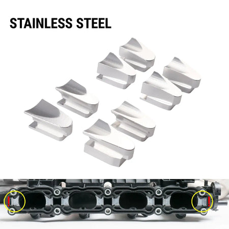 Intake Manifold Flap Delete Aluminum For VW Audi Mk7 Gti Golf R A3 S3 by InterCyprus Trading Ltd