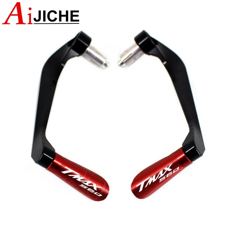 YOLENSE Motorcycle Handlebar Grips Guard for Yamaha Tmax 560 (2019-2023) Red