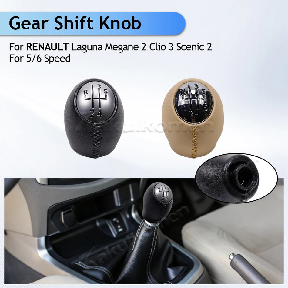 Mânere de schimbător de viteze manuale 5 6 trepte pentru Renault Laguna Megane 2 Clio 3 Scenic 2