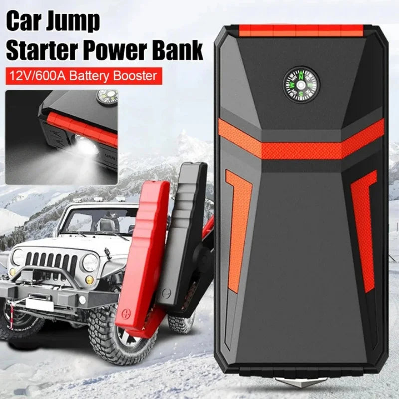 Iniciador de Arranque 30000mAh 1500A Pico – Quebra-vidros Compass