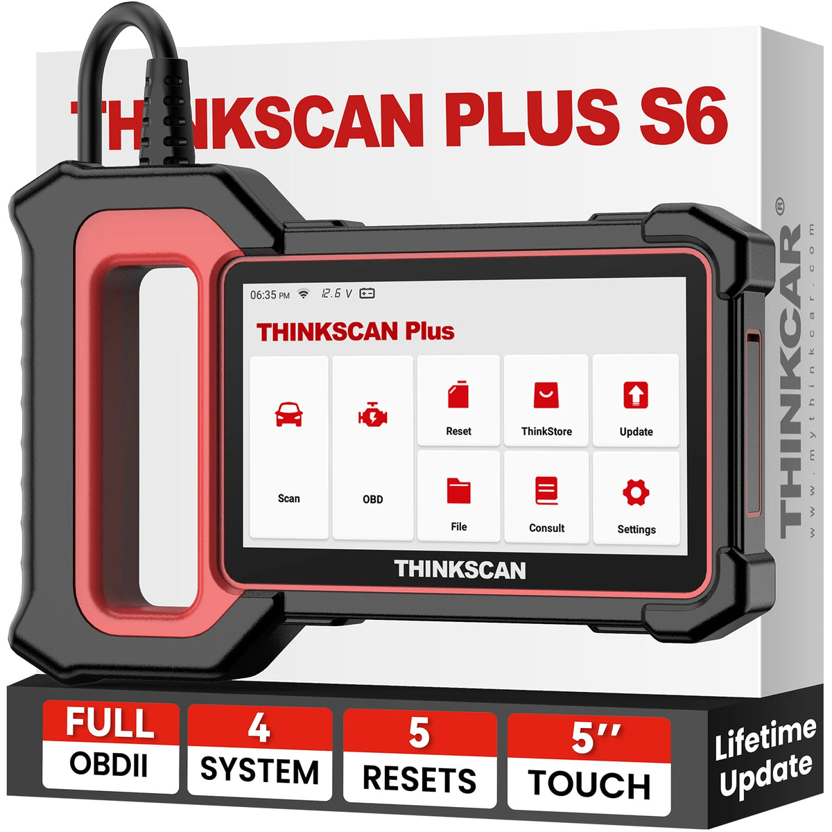 ThinkCar Thinkscan Plus S6 S7 OBD2 Scanner &ndash; Code Reader THINKSCAN PLUS S6 / CHINA