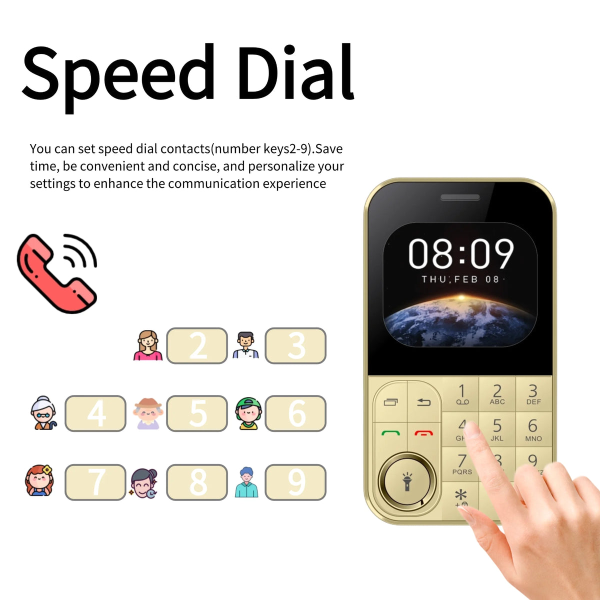 Super Slim Card Mobile Phone &ndash; Dual SIM and Big Button