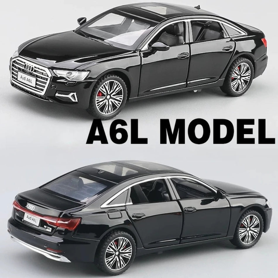 1:24 Diecast Model Avto A6L RS7, Povleci-nazaj, Odprta vrata, Darilo za zbiratelje