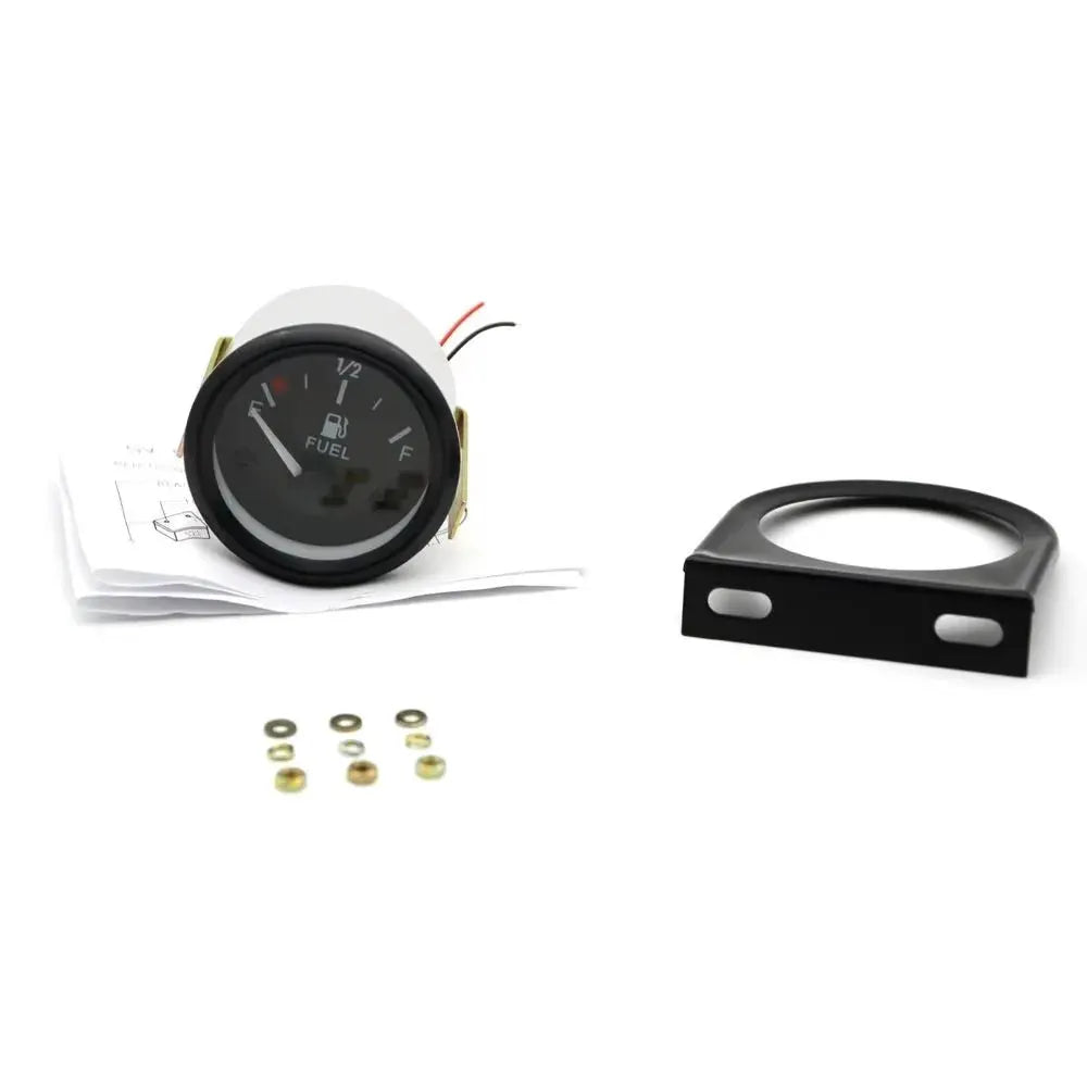 2 Inch Automotive Fuel Level Gauge With White Face And Float Sensor by InterCyprus Trading Ltd