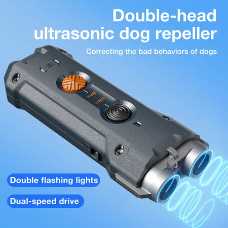 Type-C Ultrasonic Dog Repellent &ndash; LED Flashlight Included