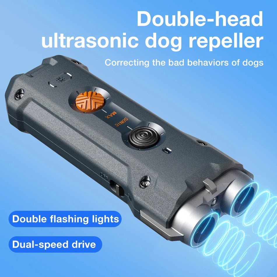 Type-C Ultrasonic Dog Repellent &ndash; LED Flashlight Included