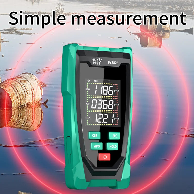 MASTFUYI Geiger Counter - Portable Multifunctional Radiation Detector for X/Y/&beta; Rays